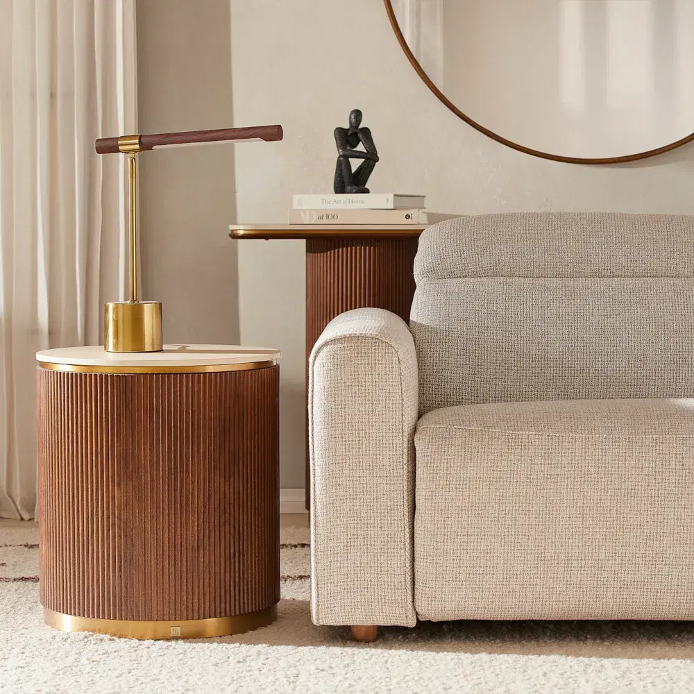 7 Ways to Style A Leather Sofa