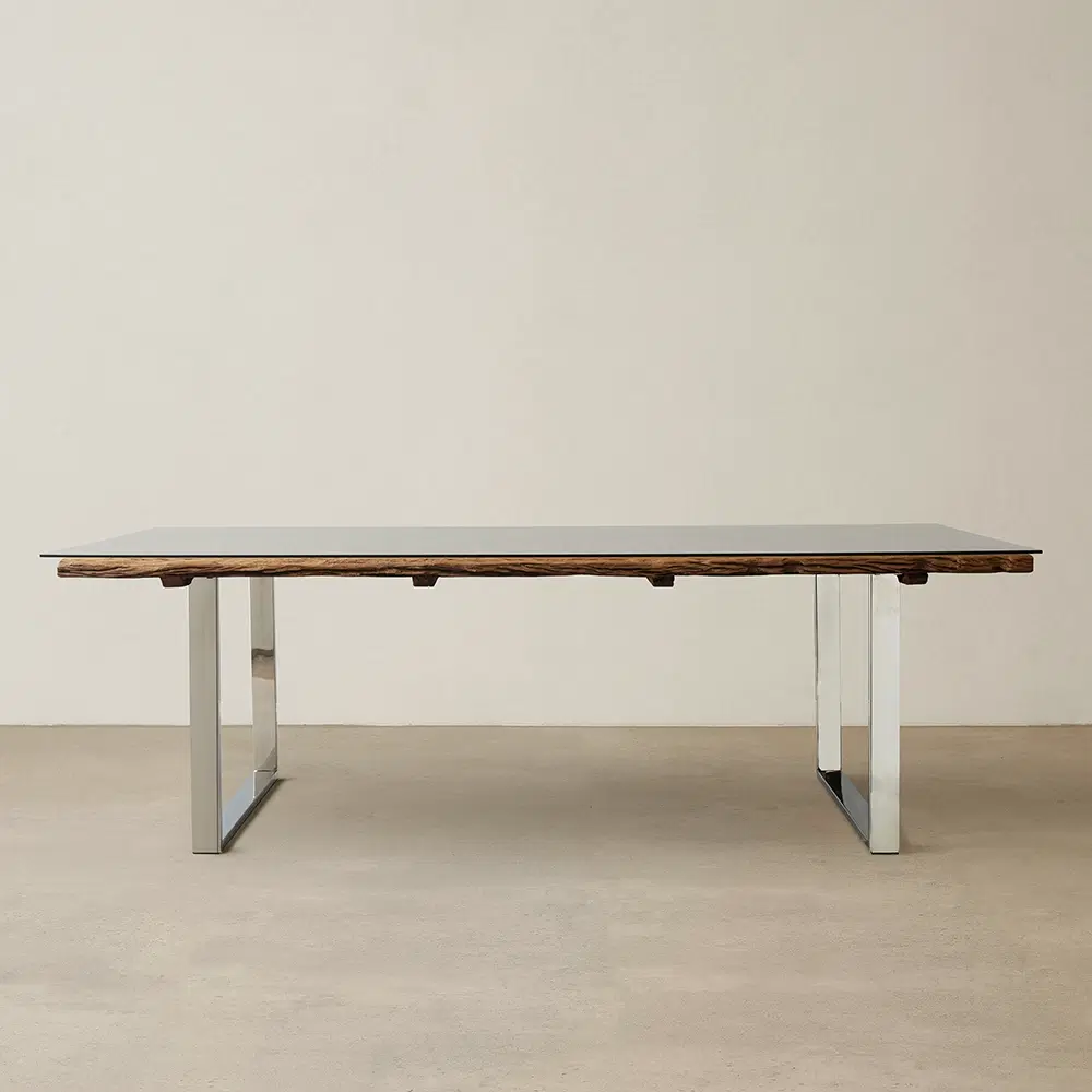 Forest Recycled Railway Wood Dining Table 