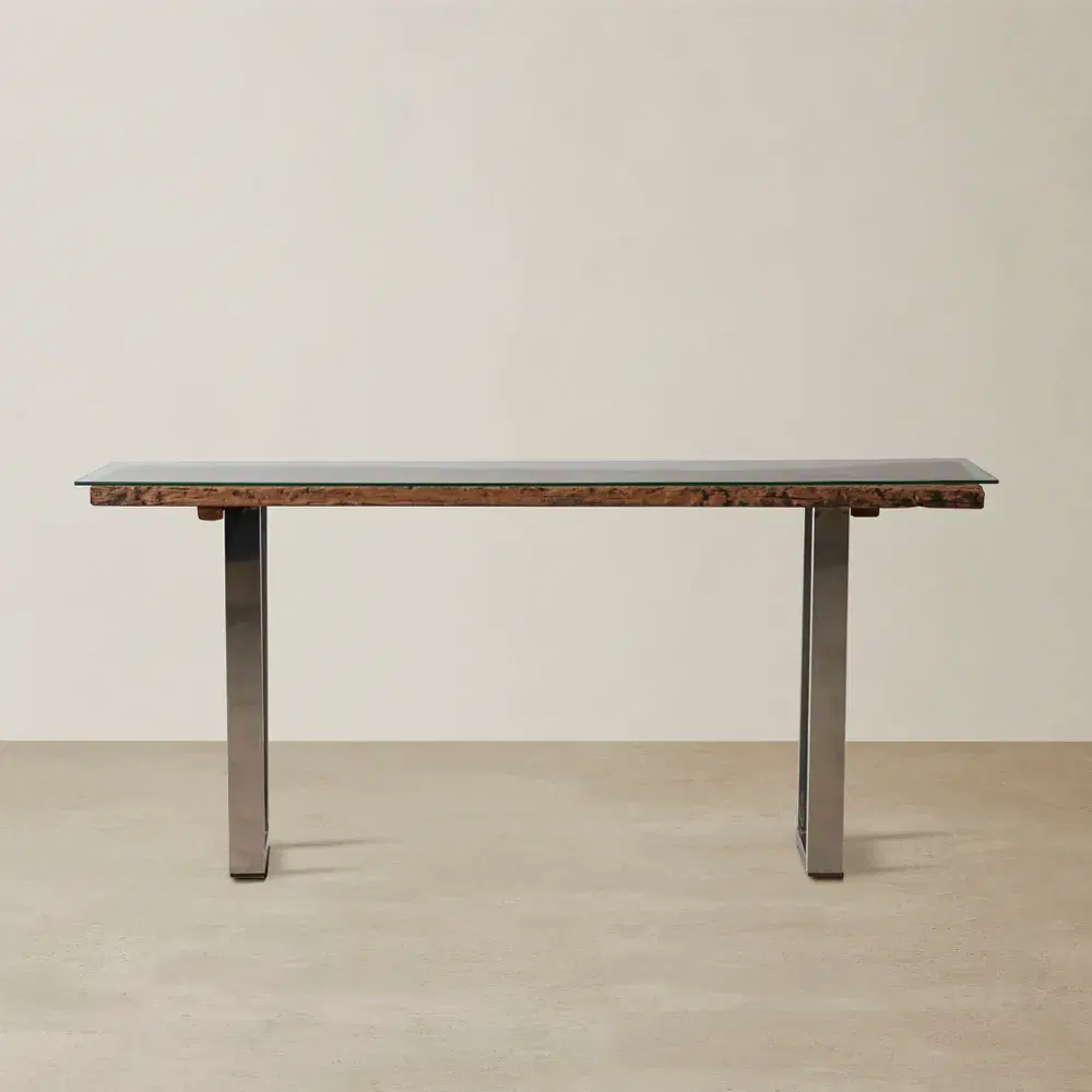 Forest Recycled Railway Wood Console Table 