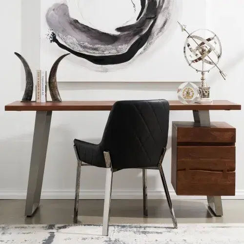 Tusk Natural Nickel Bookends 