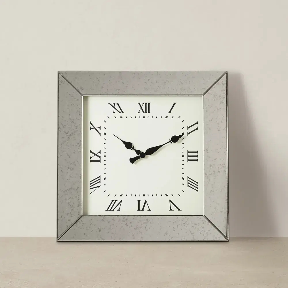 Antique Mirrored Clock