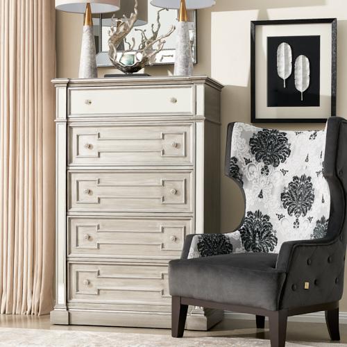 Solitude Antique Silver Tallboy