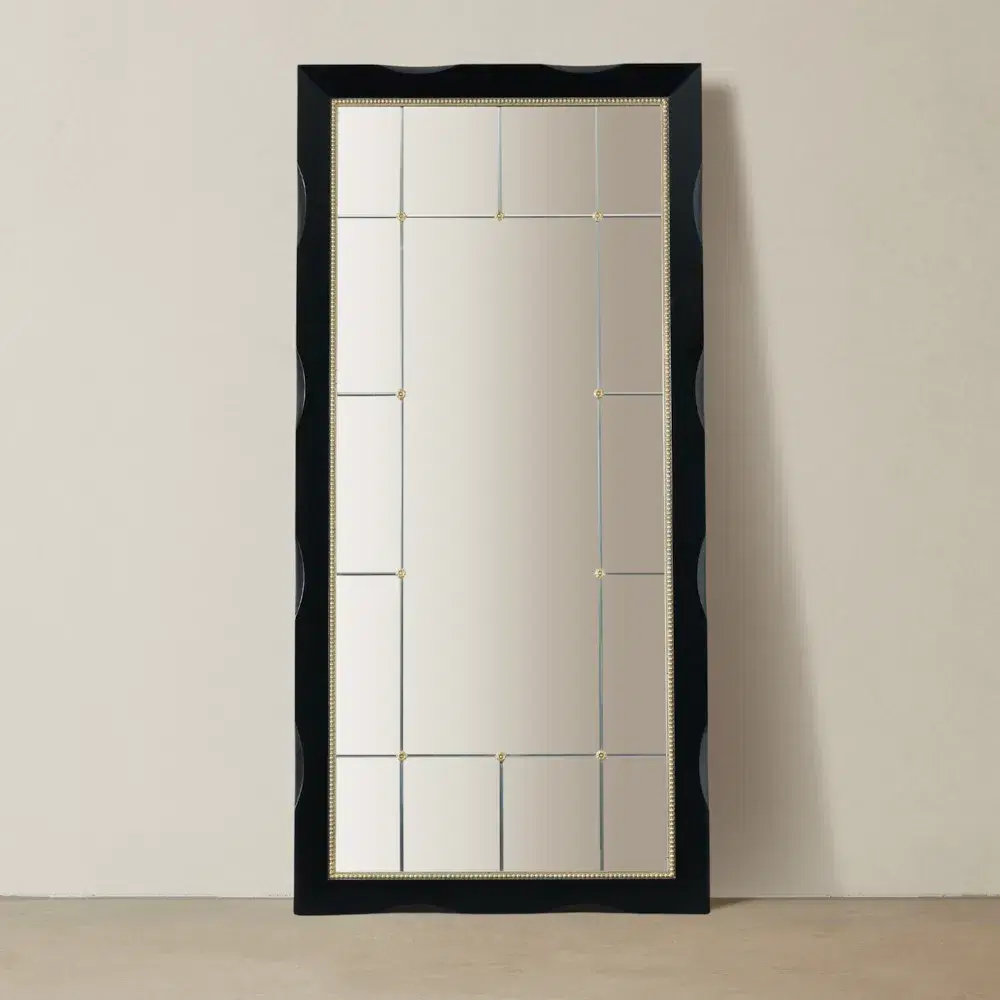 Manhattan Black Rectangle Mirror