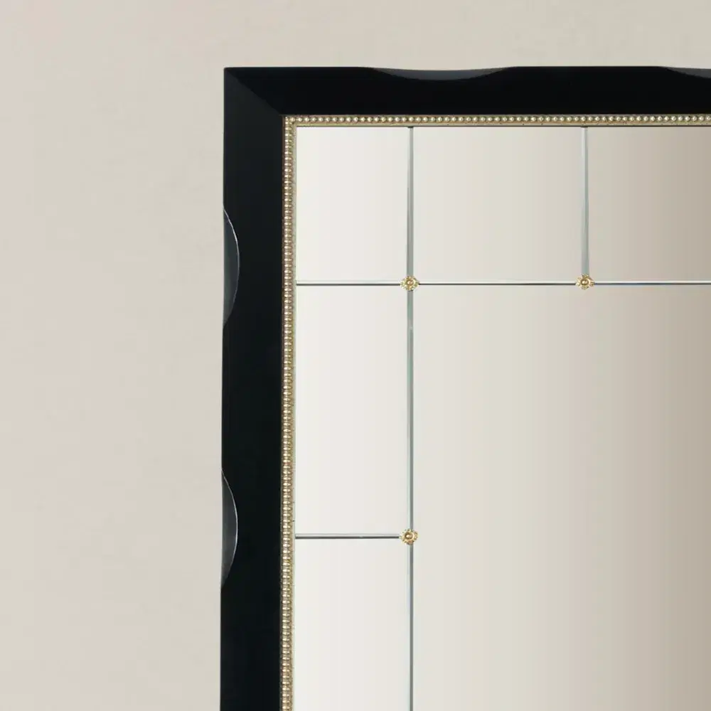 Manhattan Black Rectangle Mirror