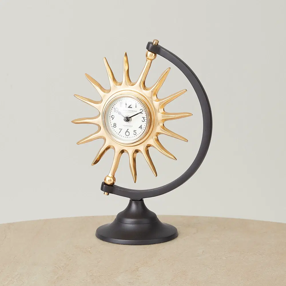 Sundial Table Clock