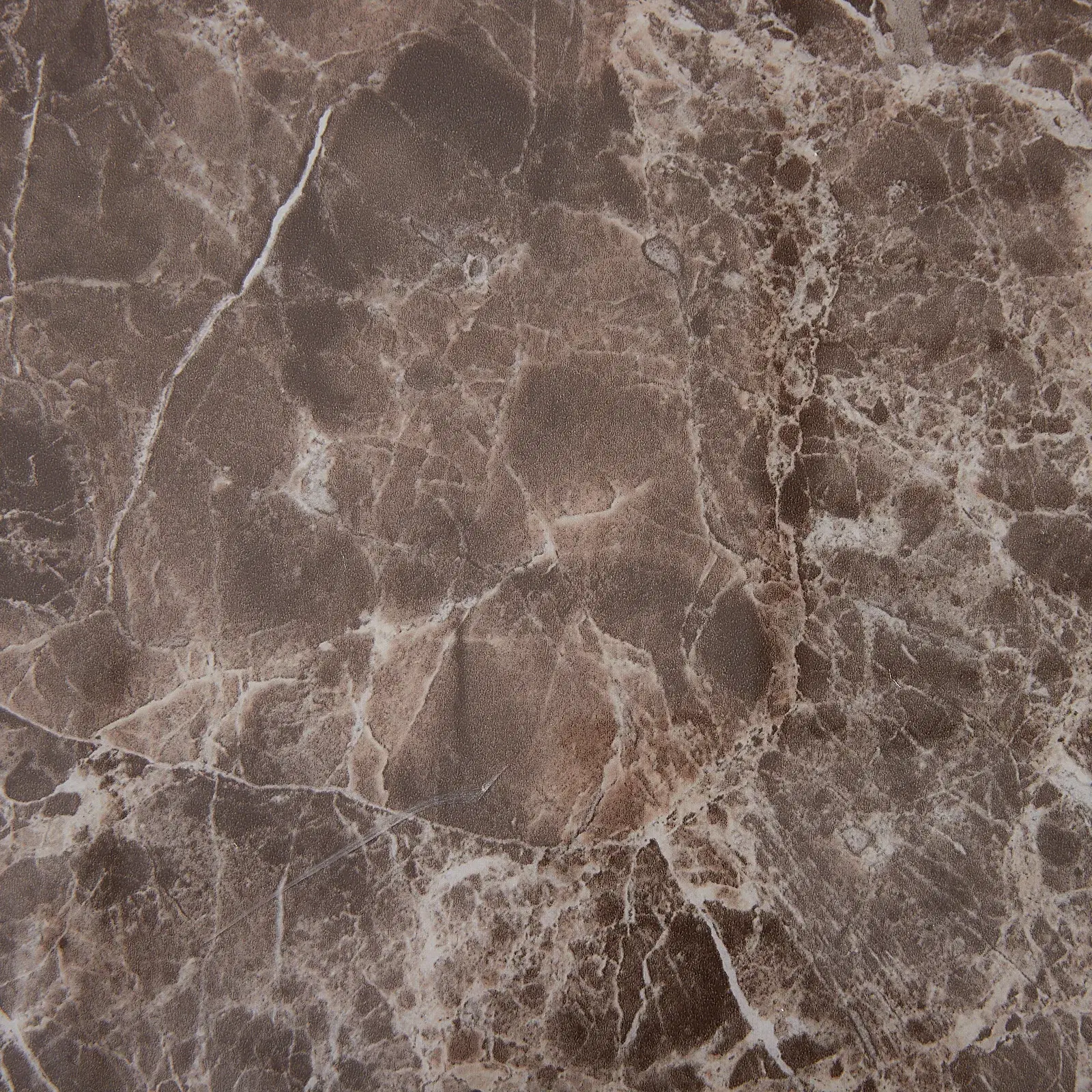 Isla Light Brown Marble Dining Table - Brushed Bronze Legs