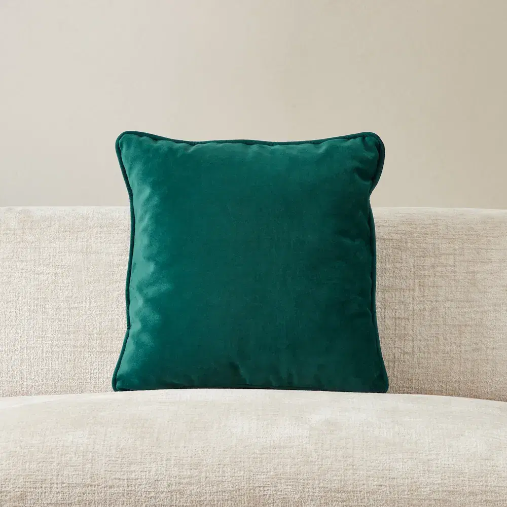 Vogue Peacock Velvet Cushion