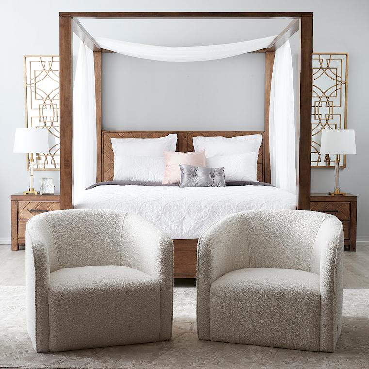 Buchannan Rectangle Mirror - Antique Gold