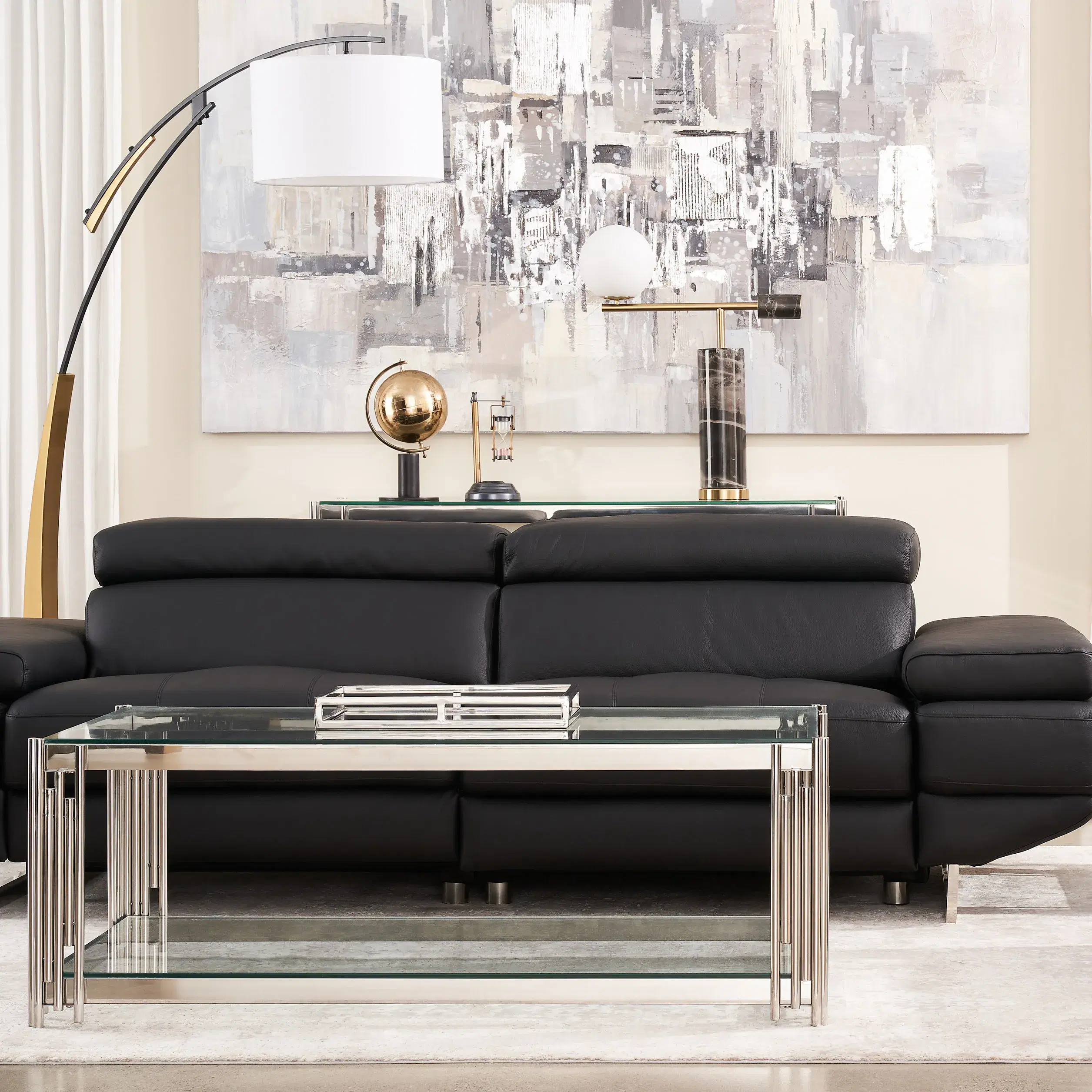 Lindsay Silver Coffee Table
