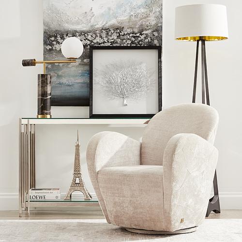 Lindsay Silver Console Table