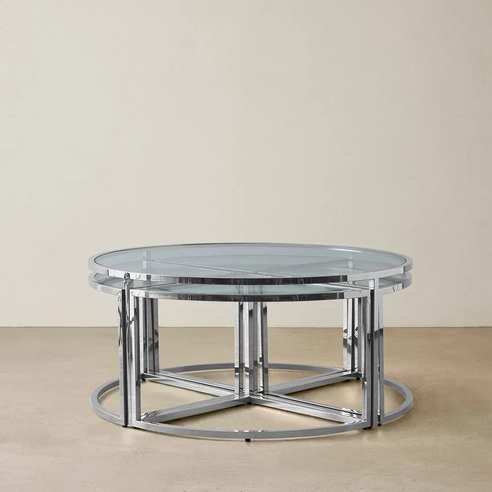 Raquelle II Coffee Table - Silver