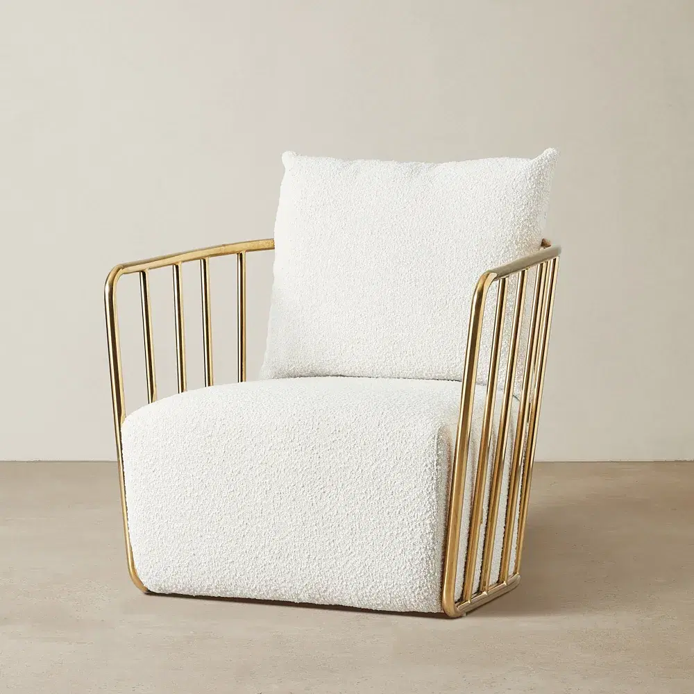 Lovelace Cream Boucle Occasional Chair