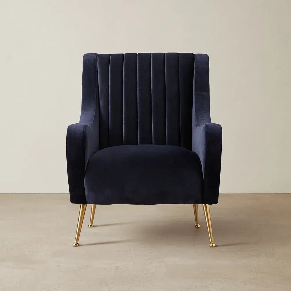 Roosevelt Midnight Blue Occasional Chair