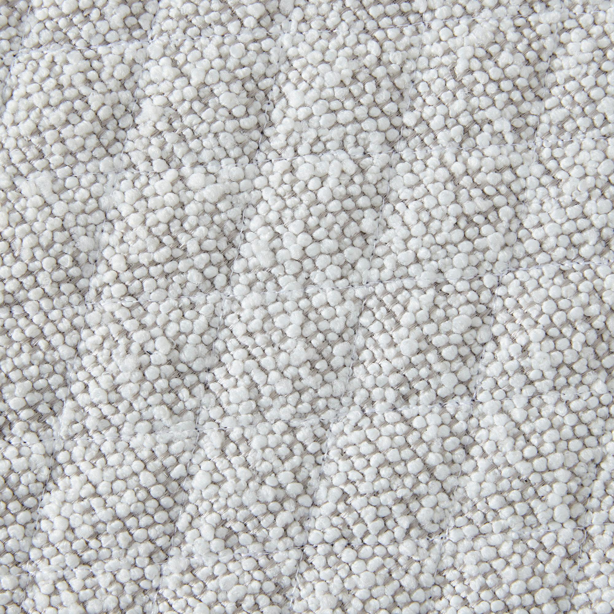 Quinn Cream Boucle Bar Stool - Brass Colour Legs