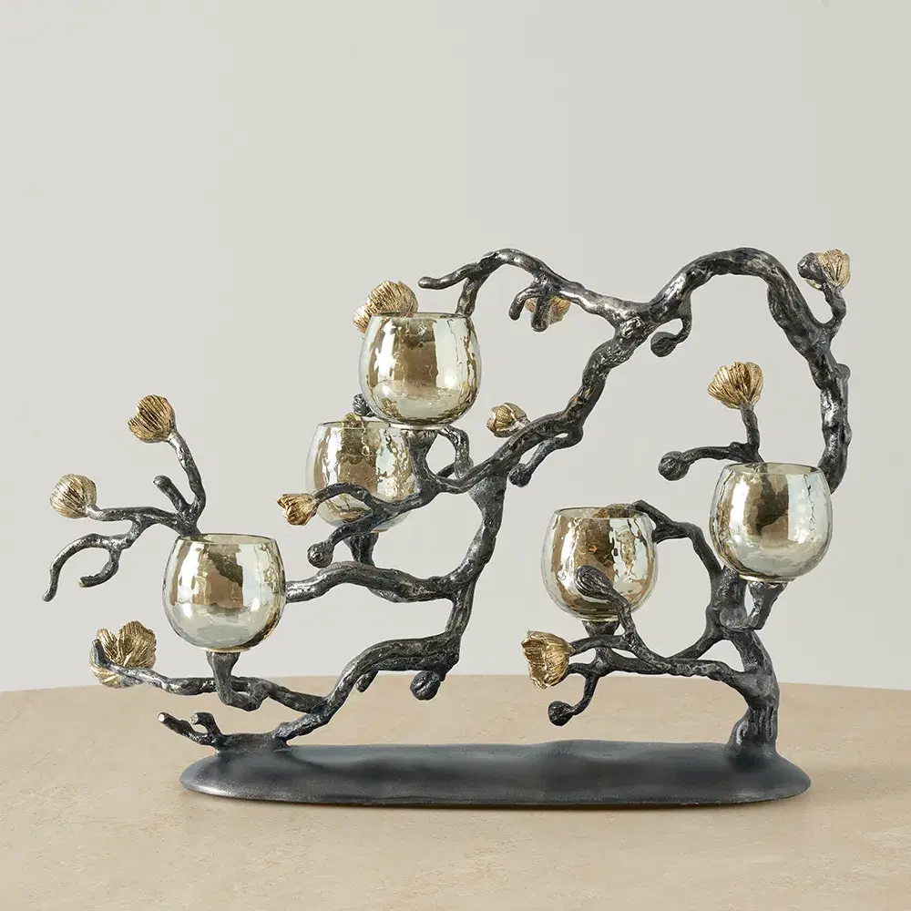 Blooming Branches Candle Holder Decorative