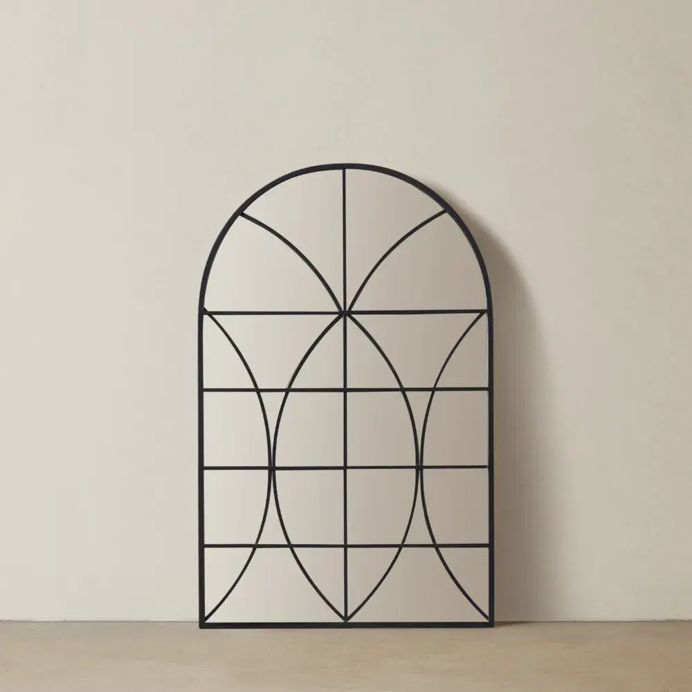 Flavius Arch Mirror - Black