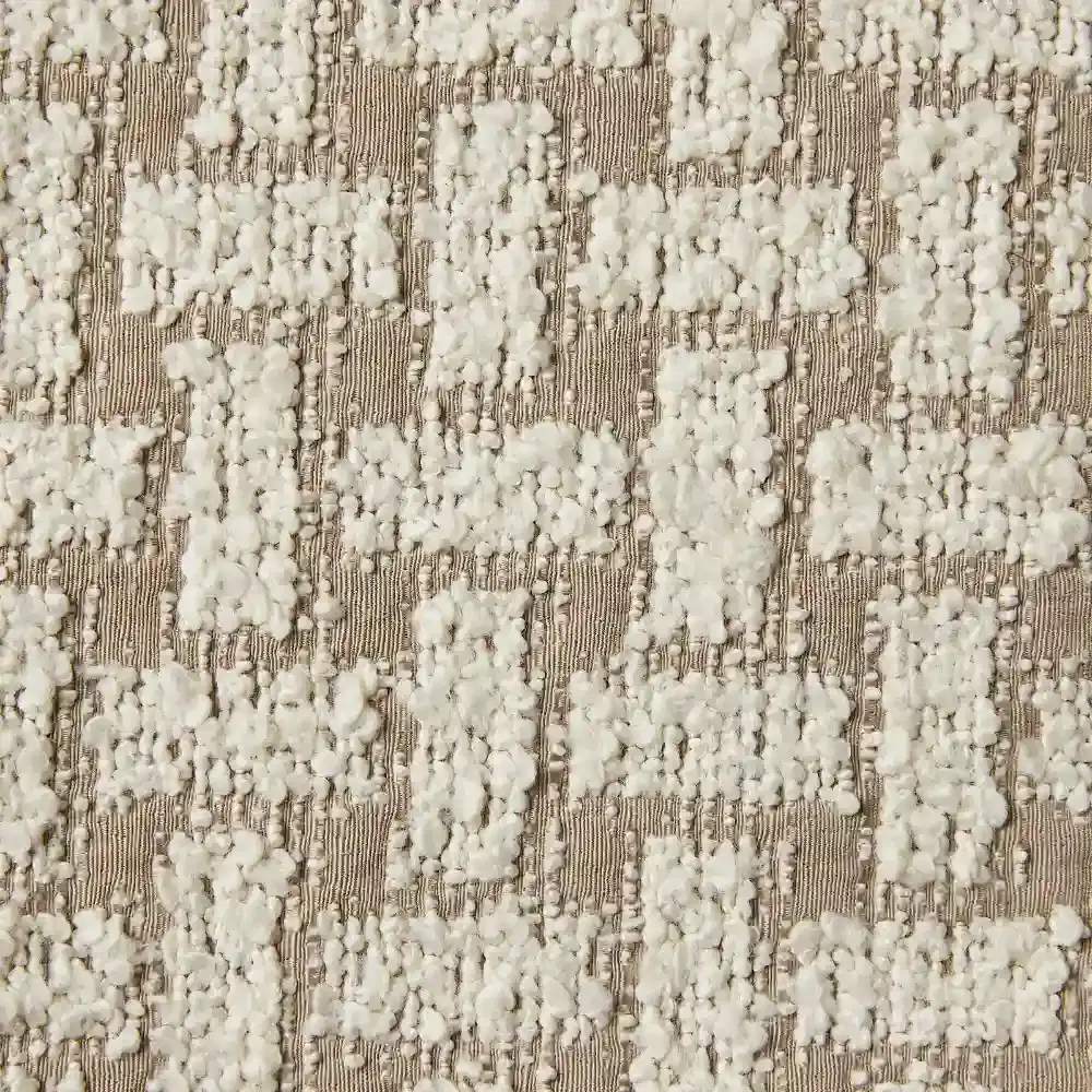 Arlo Light Grey and Vanilla Boucle Occasional Chair