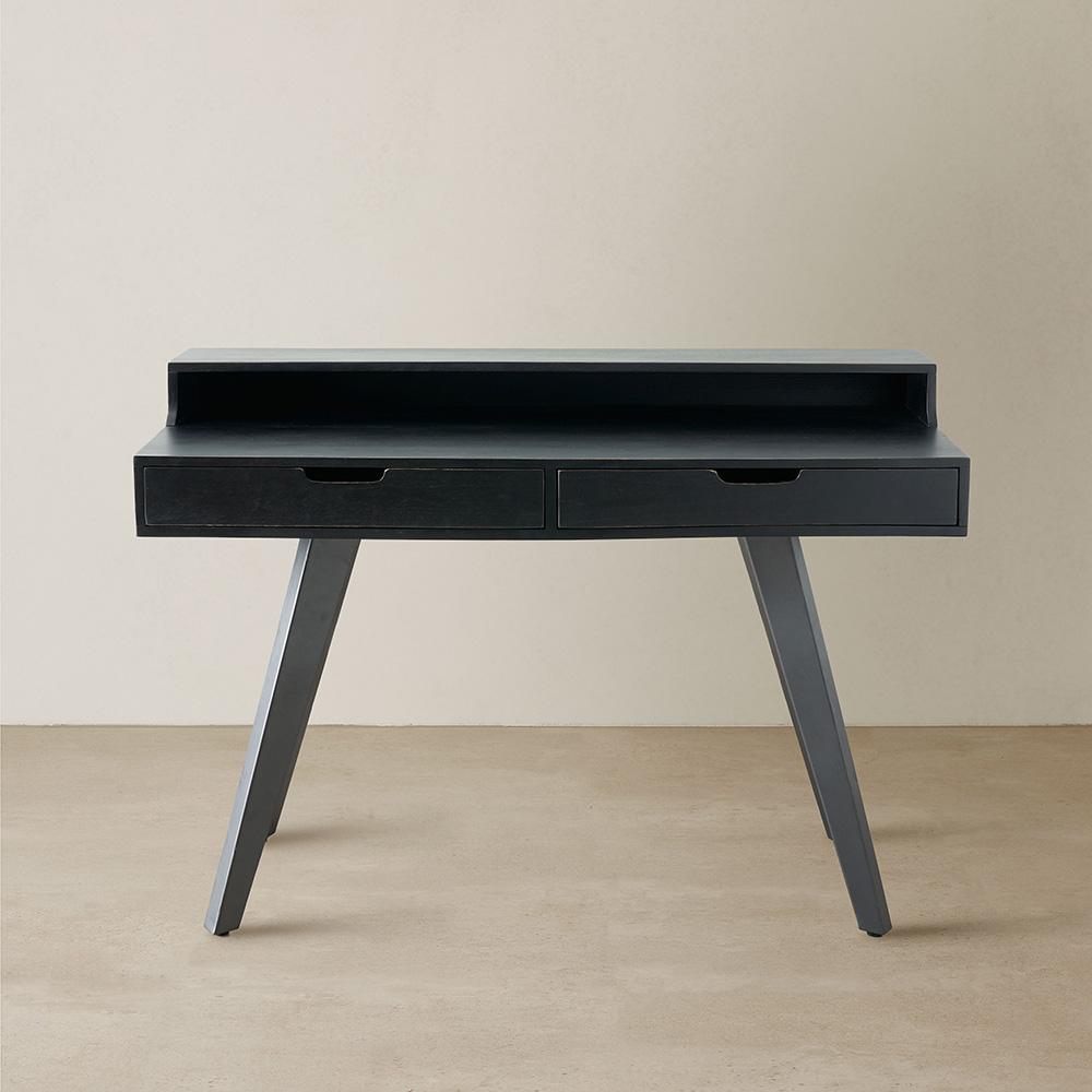 Dahlia Black Wooden Desk 