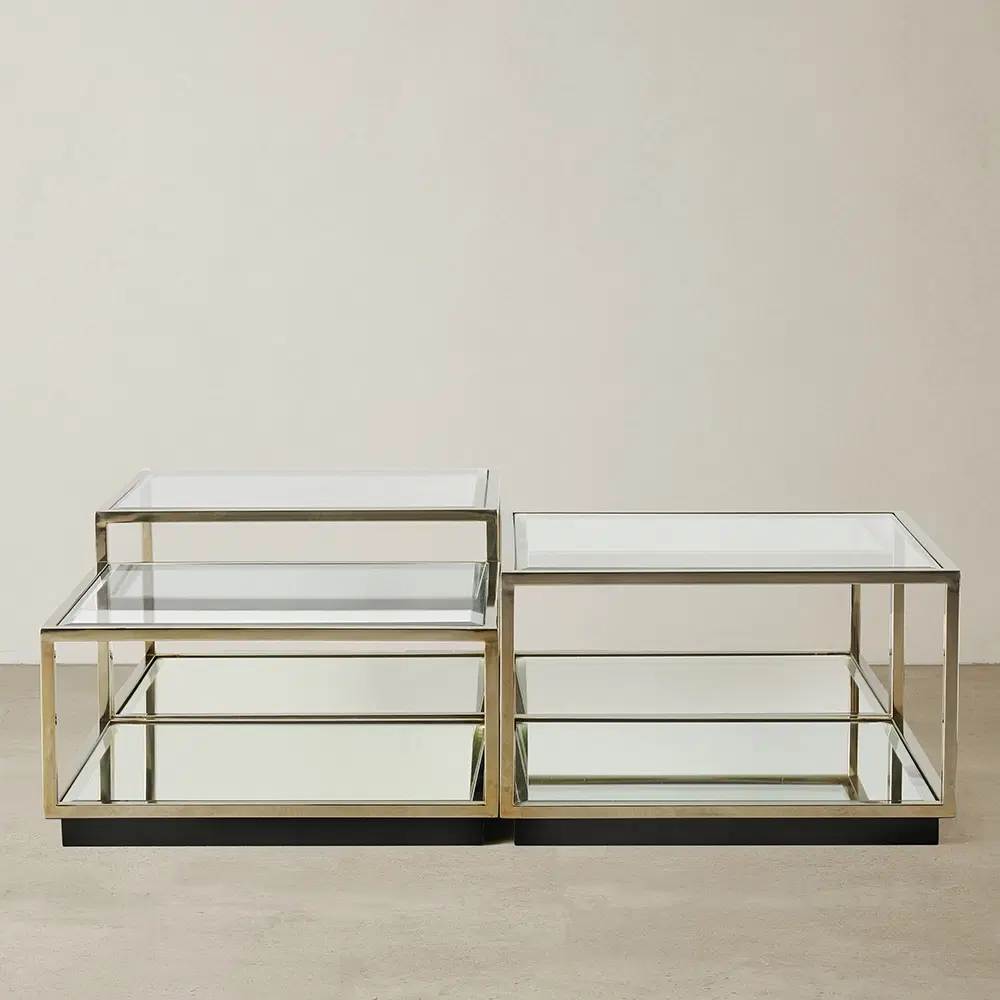 Cameron Champagne Gold Coffee Table
