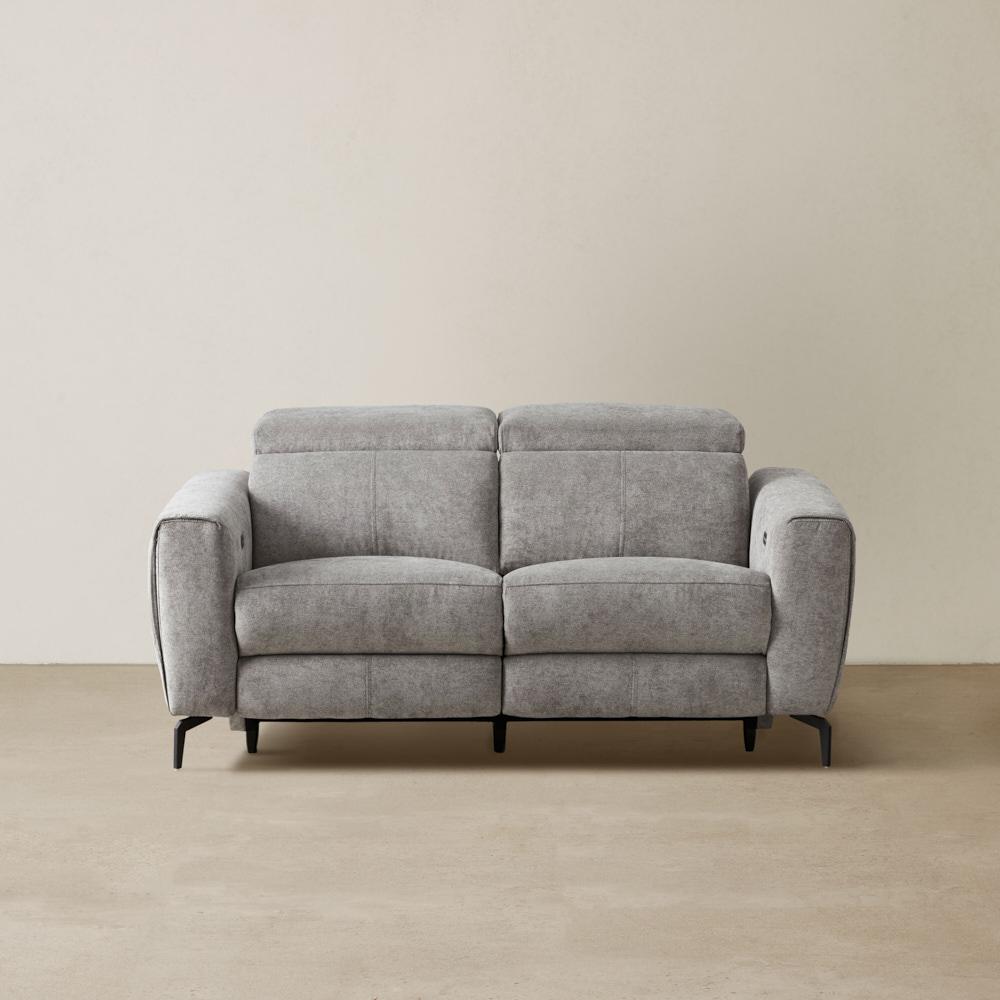 Ambrose II Grey 2 Seater Electric Recliner