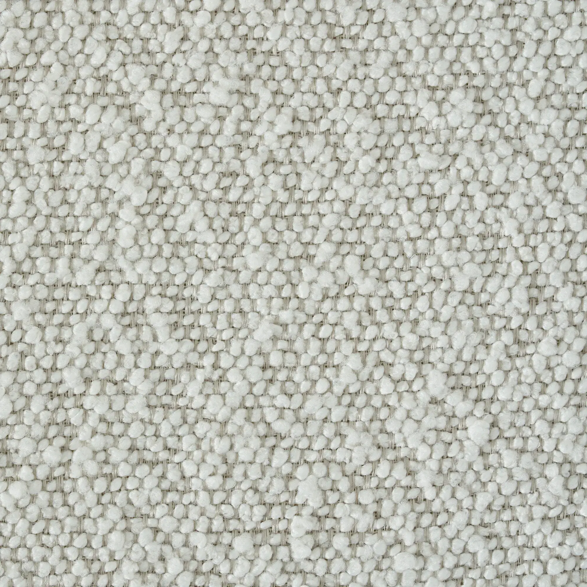 Hailey Snow White Boucle Dining Chair - Bronze Legs