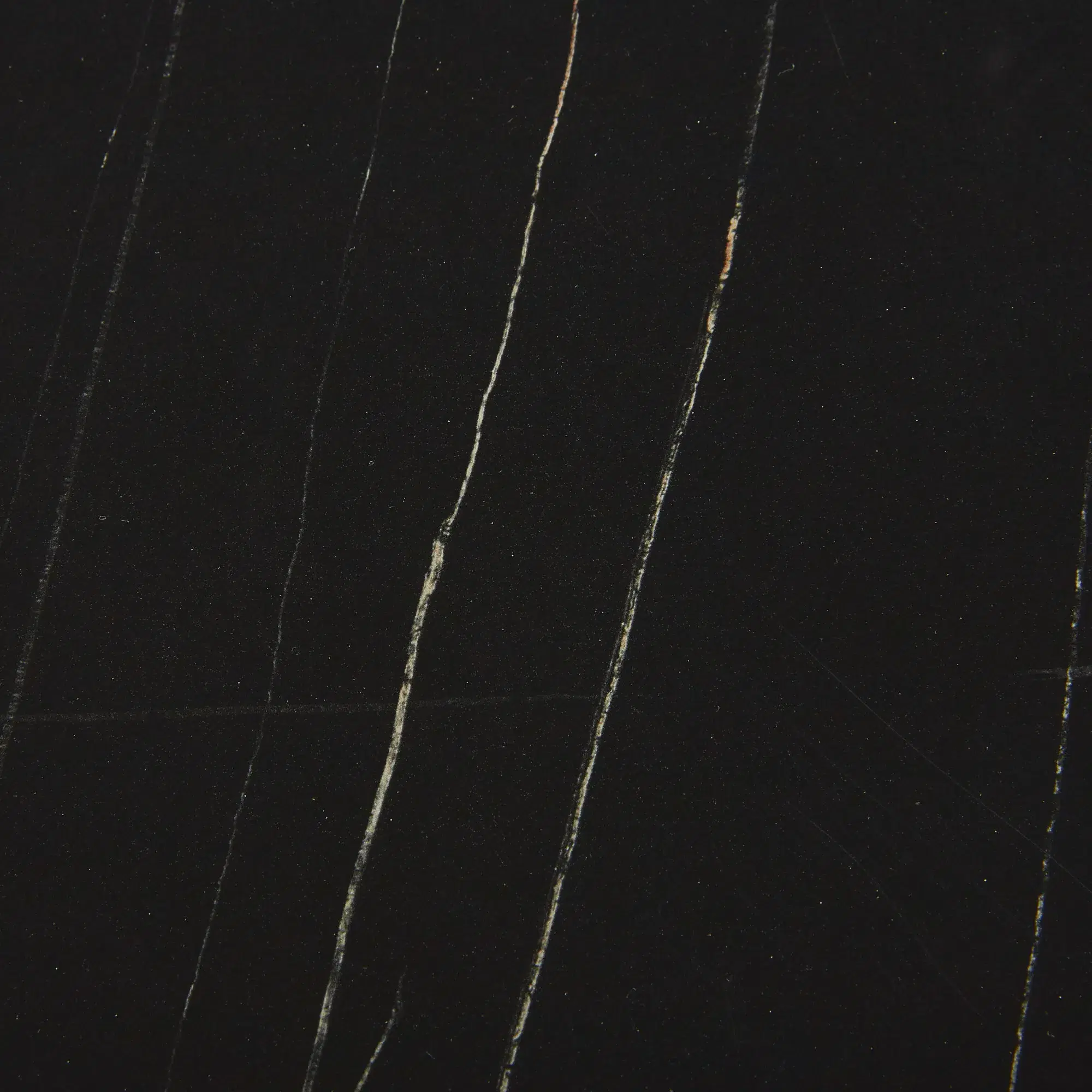 Isla Black Marble Dining Table - Black Metal Legs