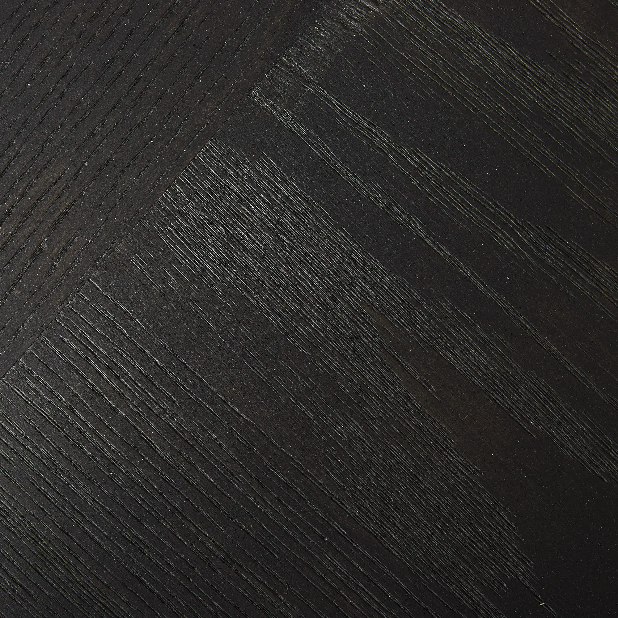 Mackenzie Black Wooden Coffee Table - Brass Coloured Handles 