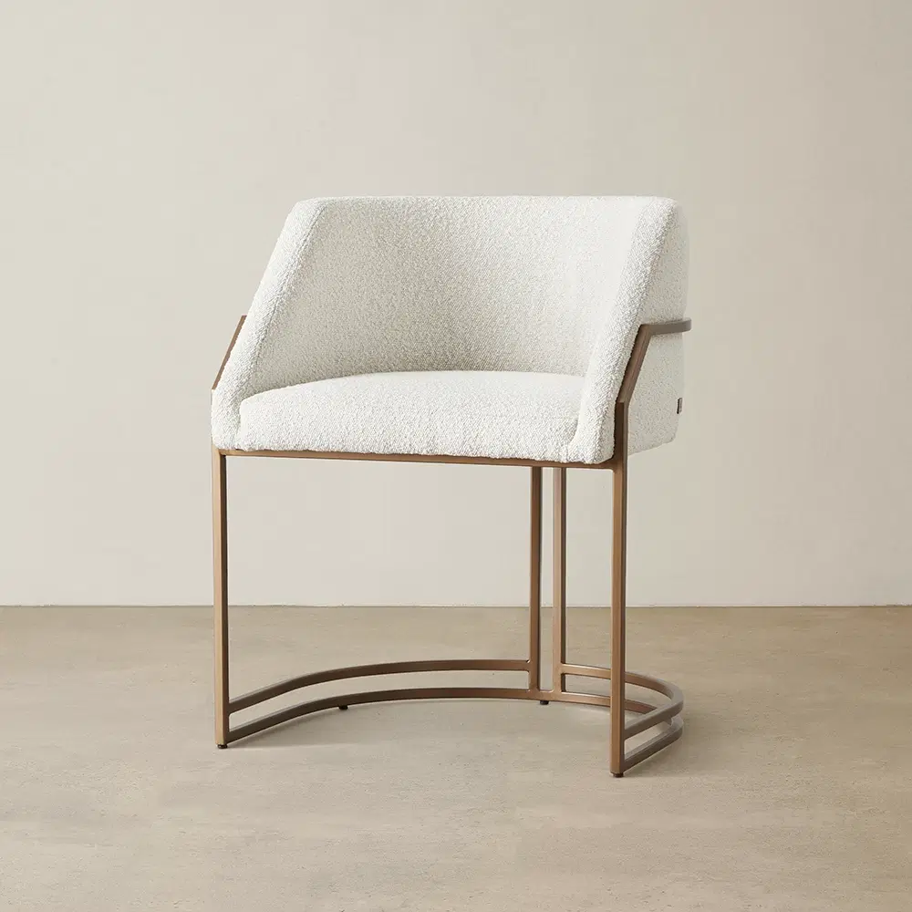 Laura Cream Boucle Dining Chair