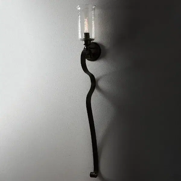 Genie Gilded Dark Bronze Metal Wall Light