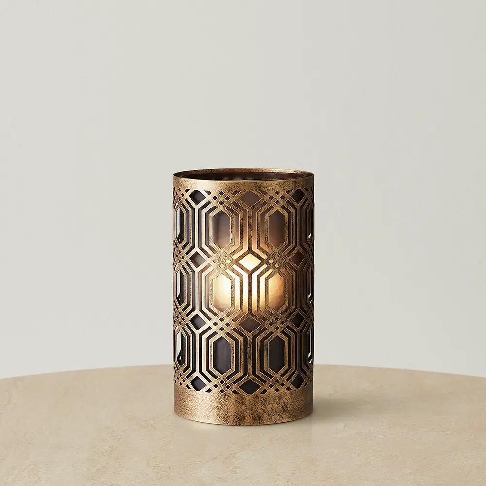 Alpha Antique Gold Table Lamp