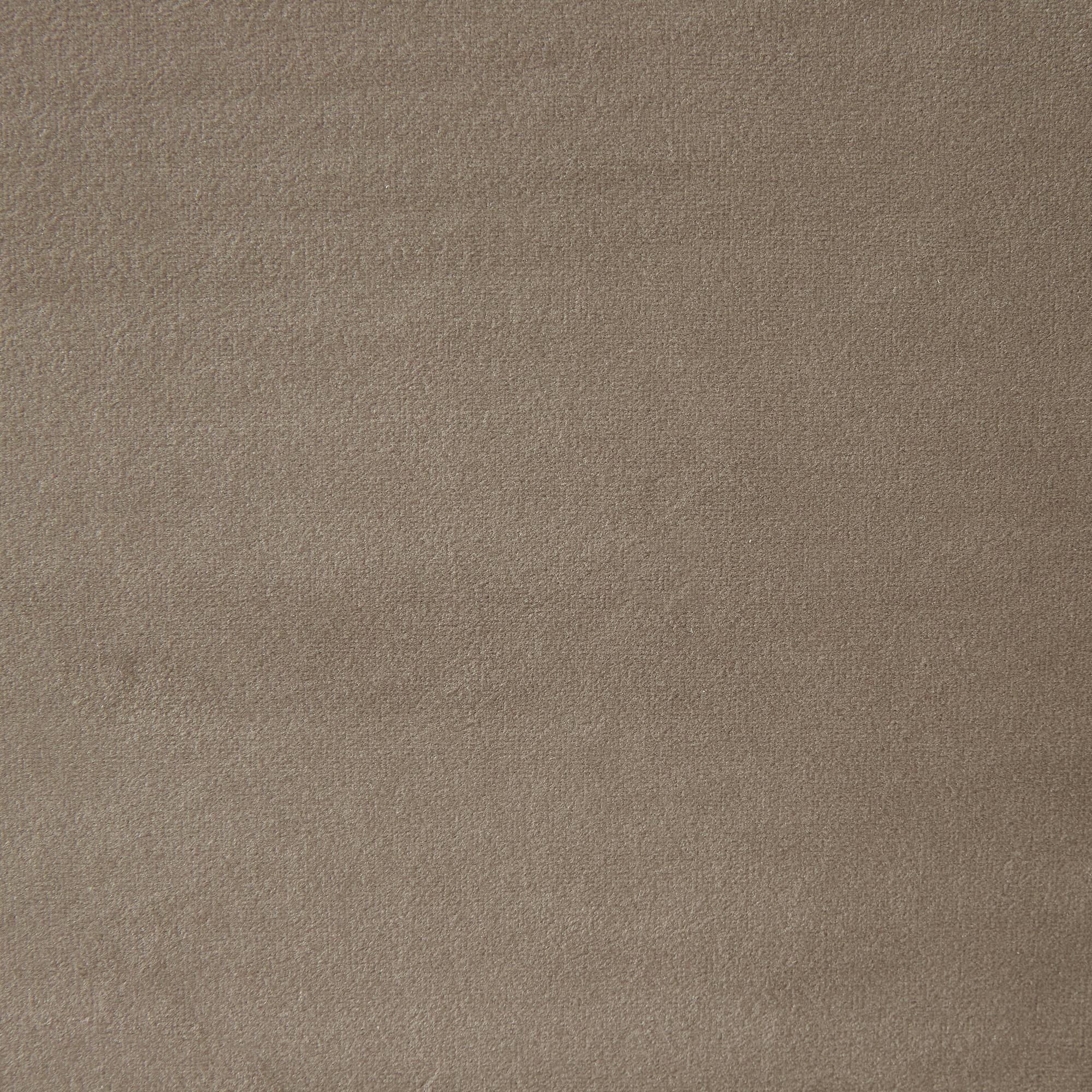 Jacques Beige Velvet Queen Bed - Brushed Champagne Gold Frame