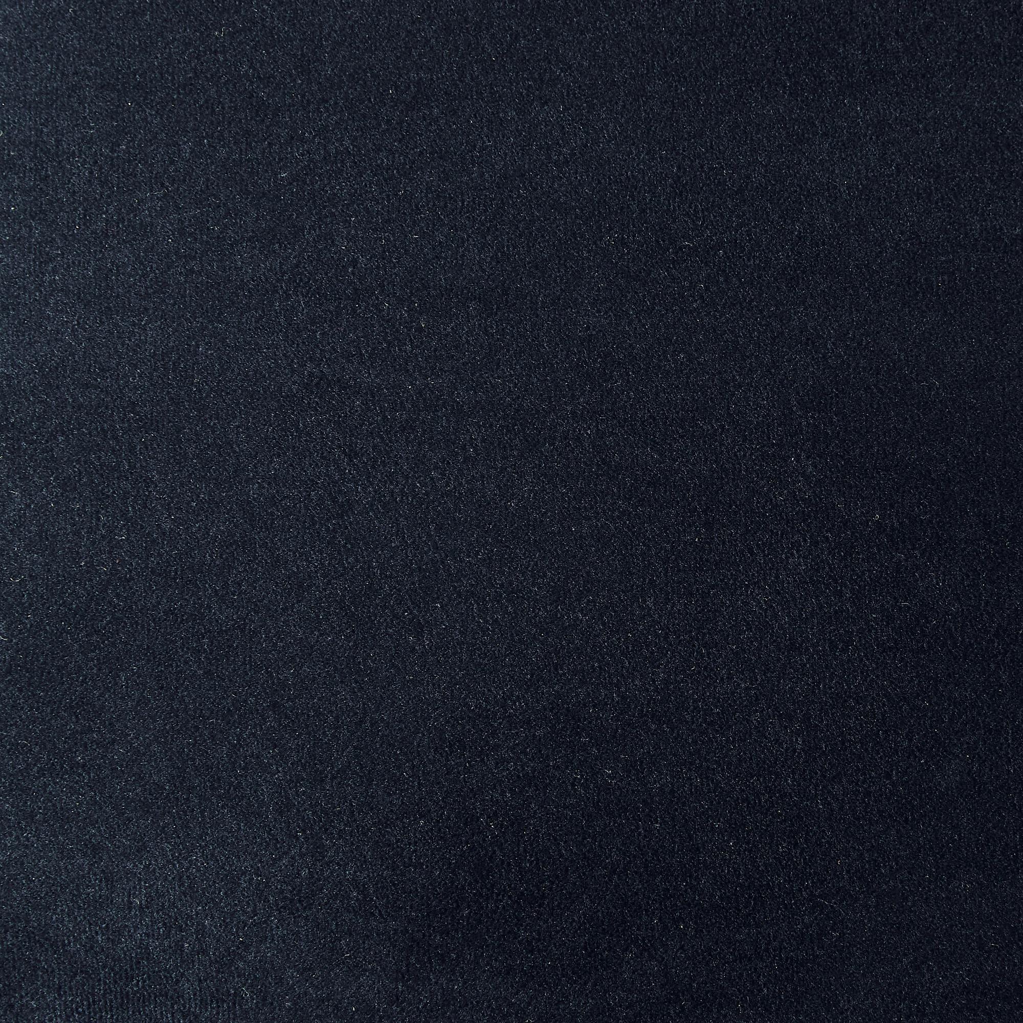 Moulin Midnight Navy Velvet 66cm Counter Stool - Brushed Gold Legs