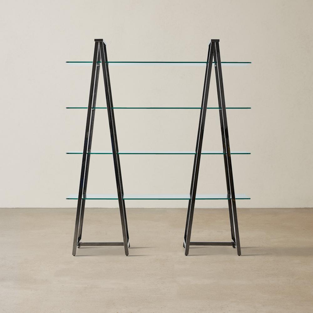 Paxton Black Nickel Stainless Steel Shelf