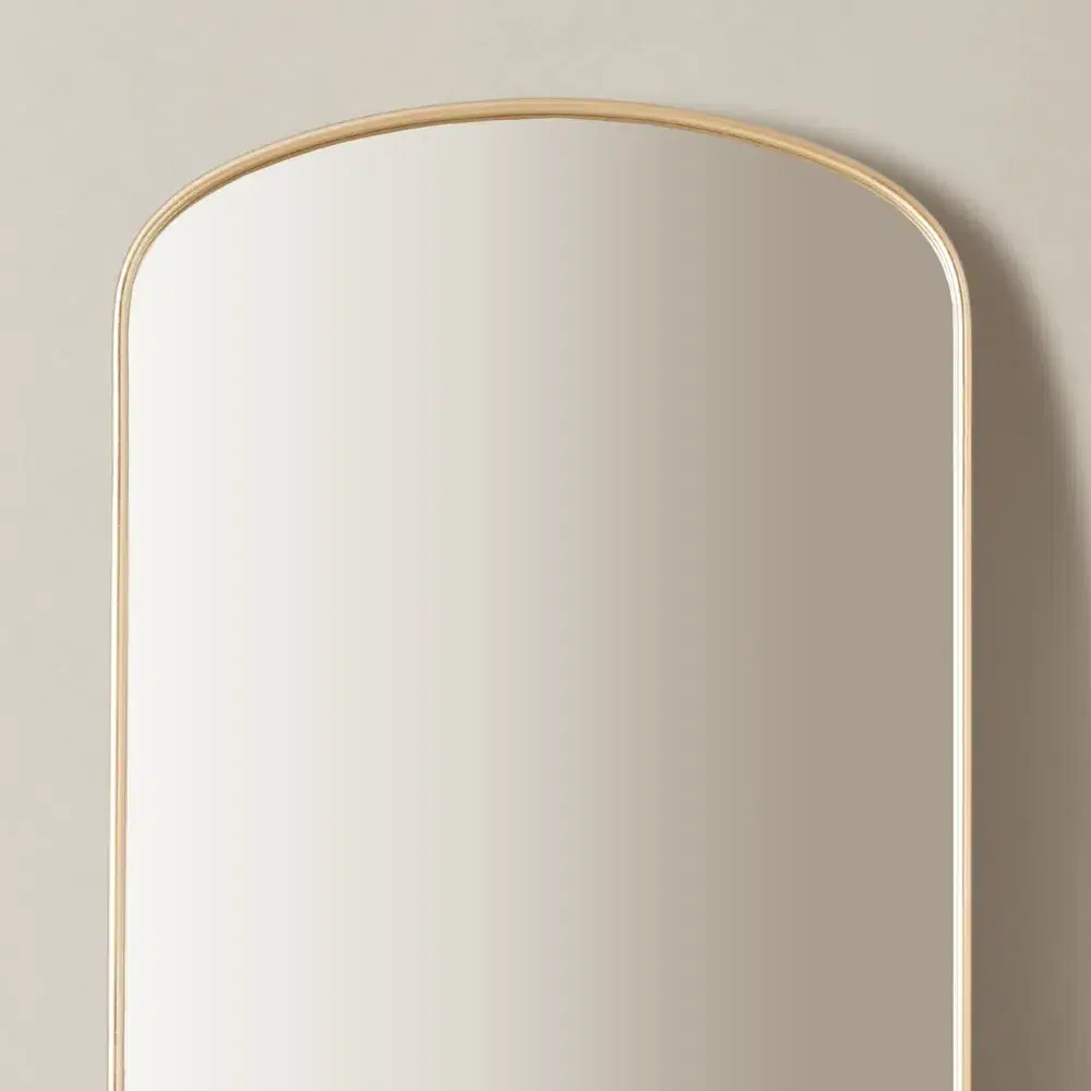 Olsen Gold Arched Floor Mirror