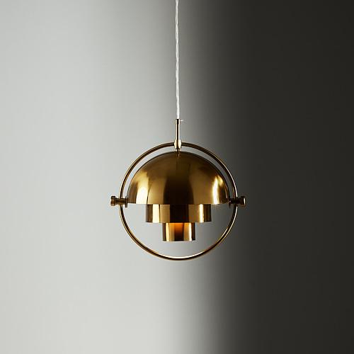 Selene Brushed Gold Metal Chandelier - 28 cm Brushed Gold Metal Shade