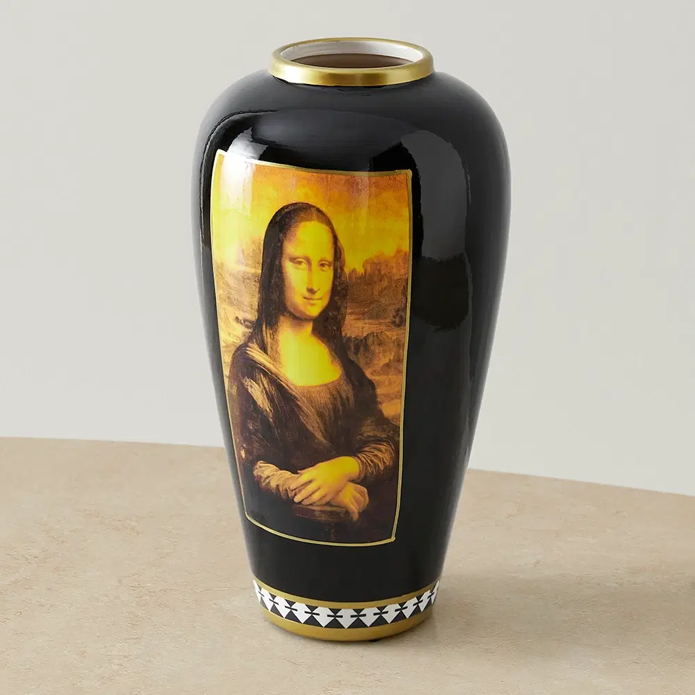 Mona Lisa Porcelain Jar