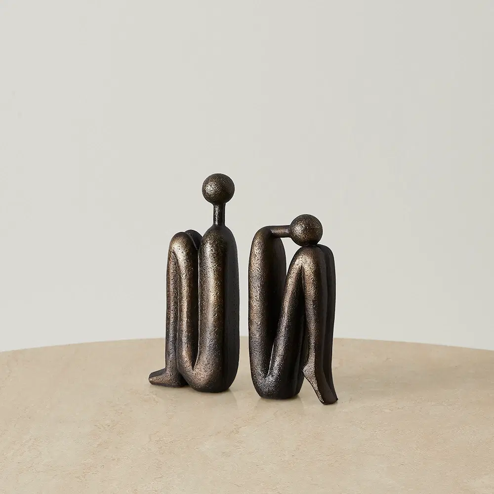Desolation Bronze Resin Bookend