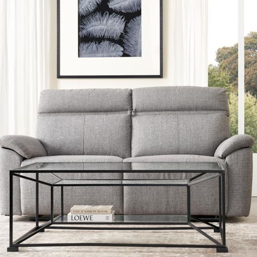 McKenna Dark Grey Woven Fabric 3-Seater Electric Recliner