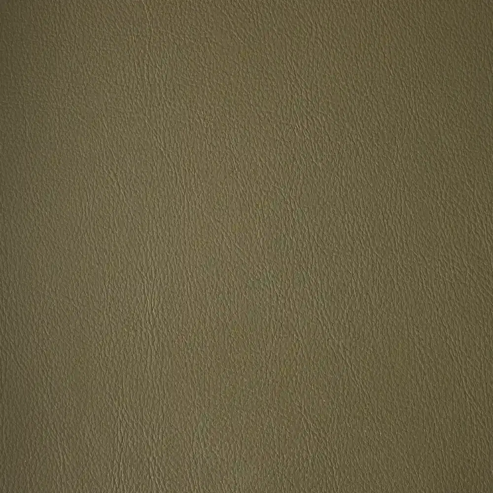 Arya II Sage Green Vegan Leather Dining Chair - Brushed Gold Metal Legs