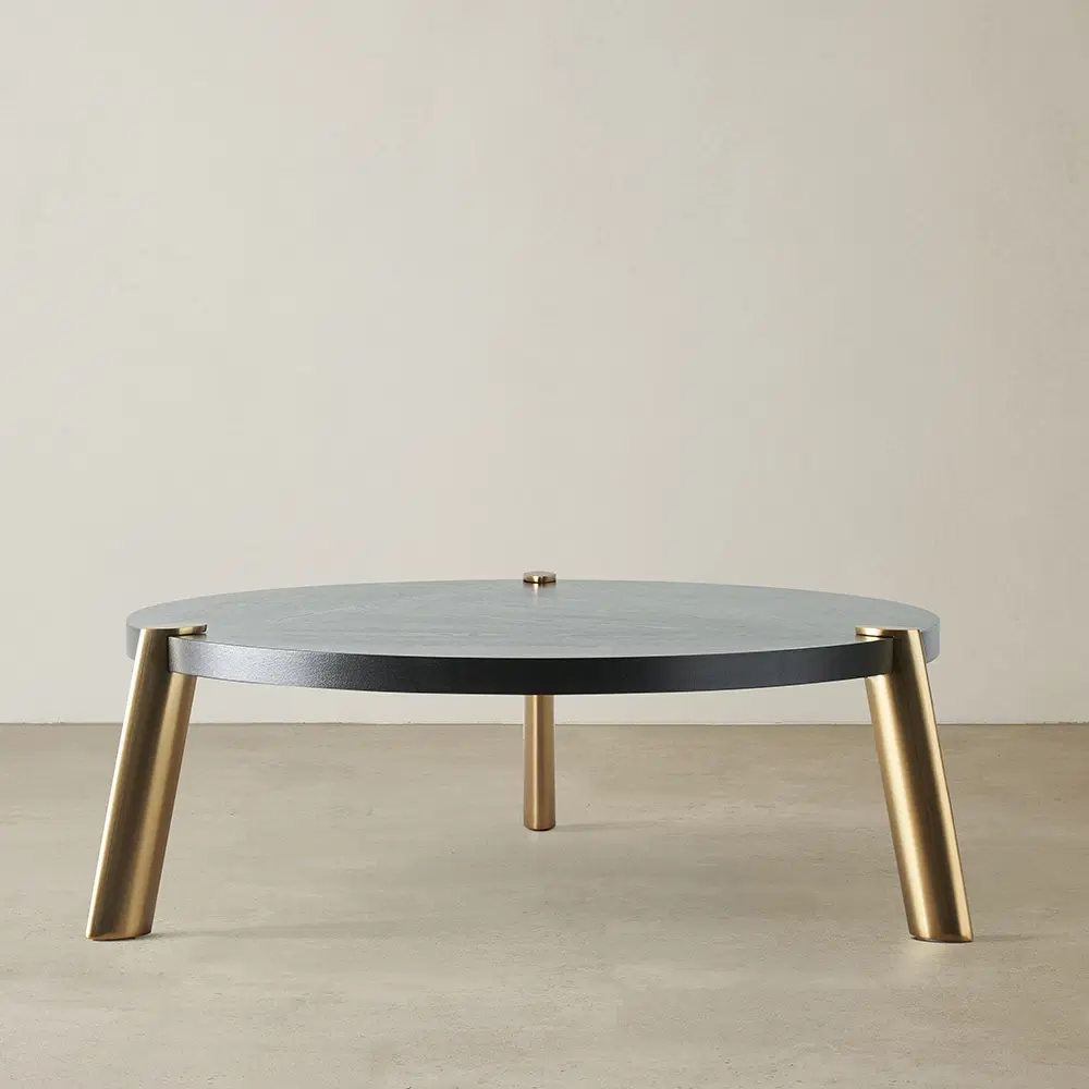 Dale II Round Coffee Table Large Espresso