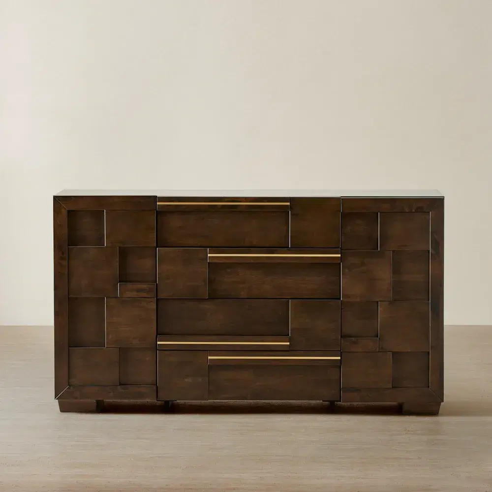 Montana Deep Brown Wooden Dresser
