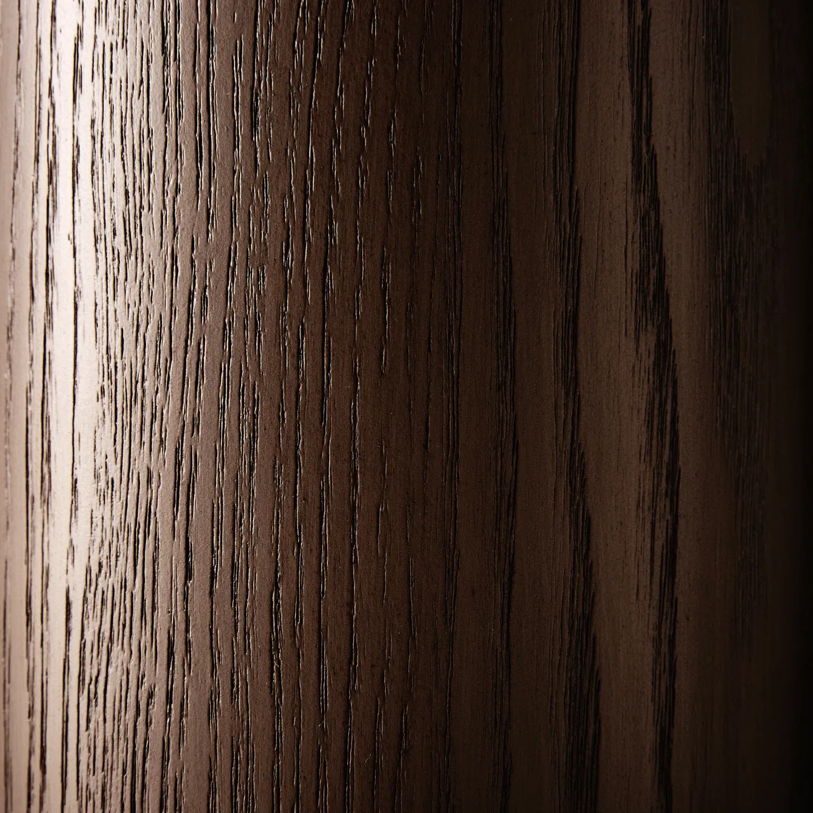 Terzetto Pandora Brown Sintered Stone Console Table - Dark Brown Ash Legs