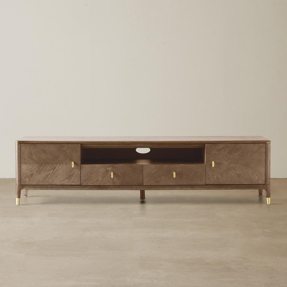 Beckham Medium Brown Wooden Entertainment Unit