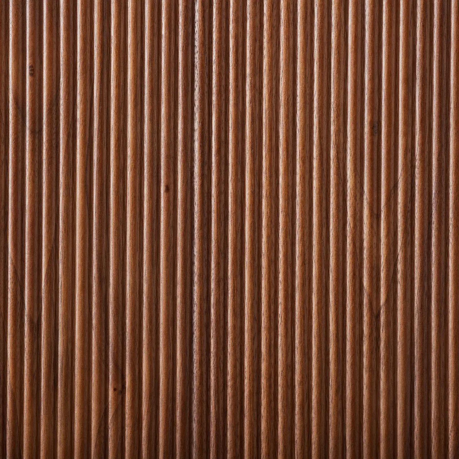 San Pierre Walnut Veneer Entertainment Unit - Travertine Finish Sintered Stone Top