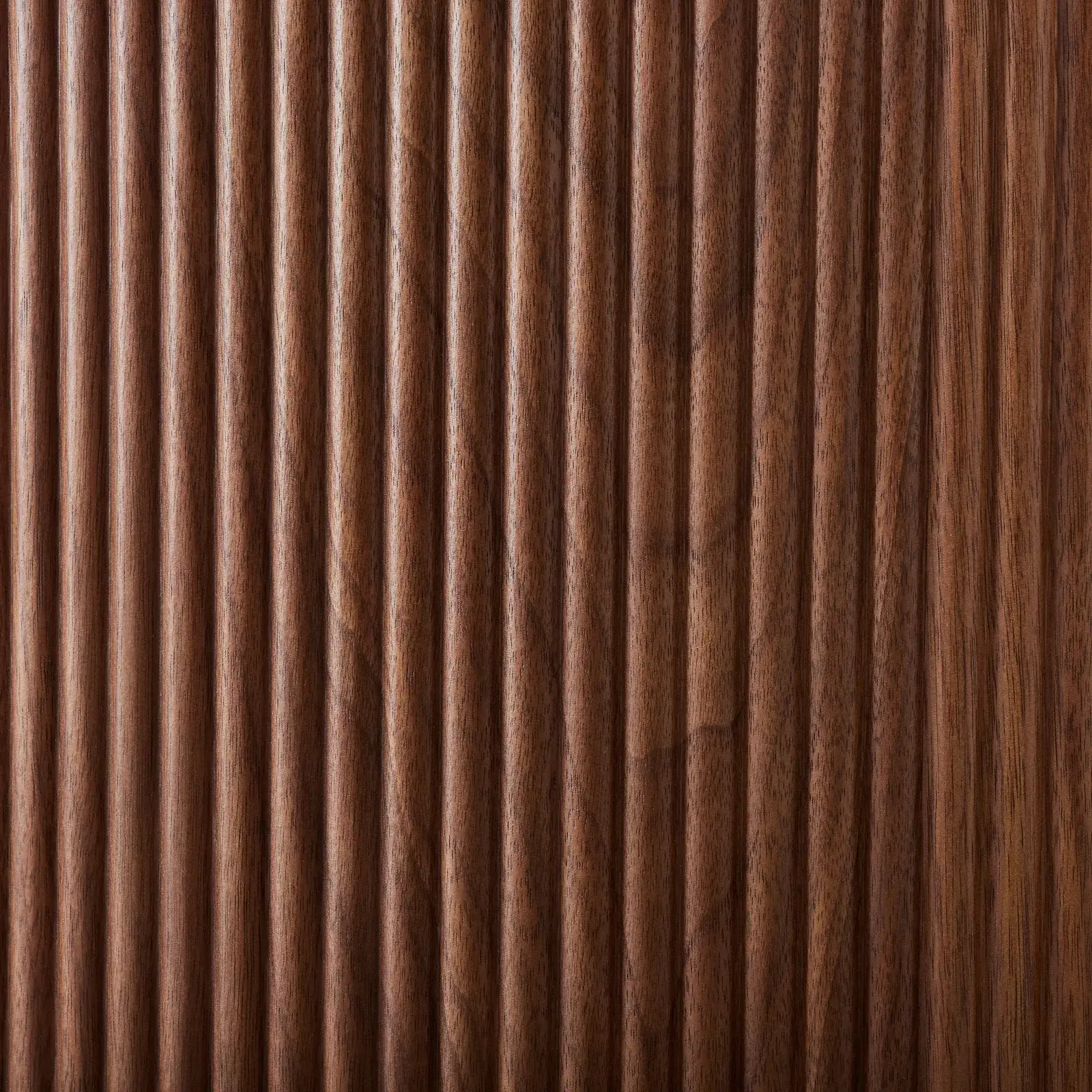 San Pierre Walnut Veneer Sideboard - Travertine Finish Sintered Stone Top