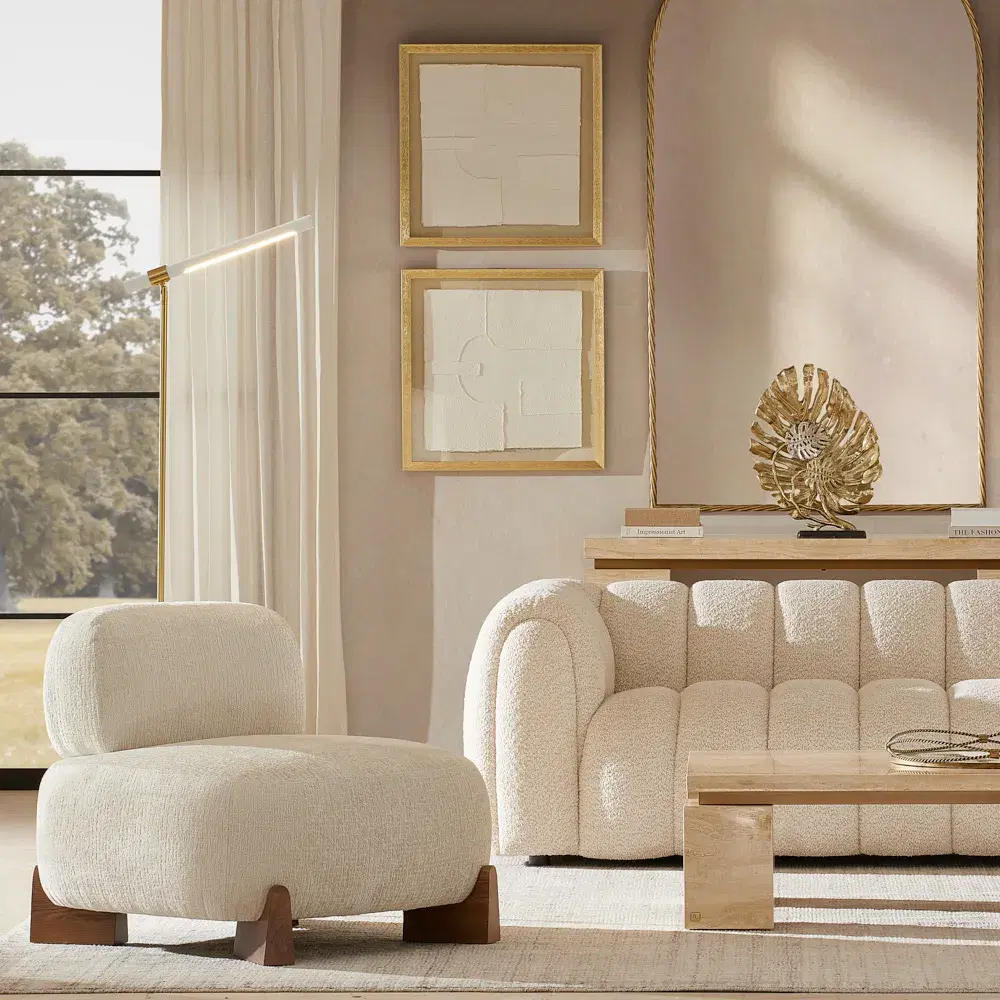 Karina Fusion Grey Fabric Occasional Chair