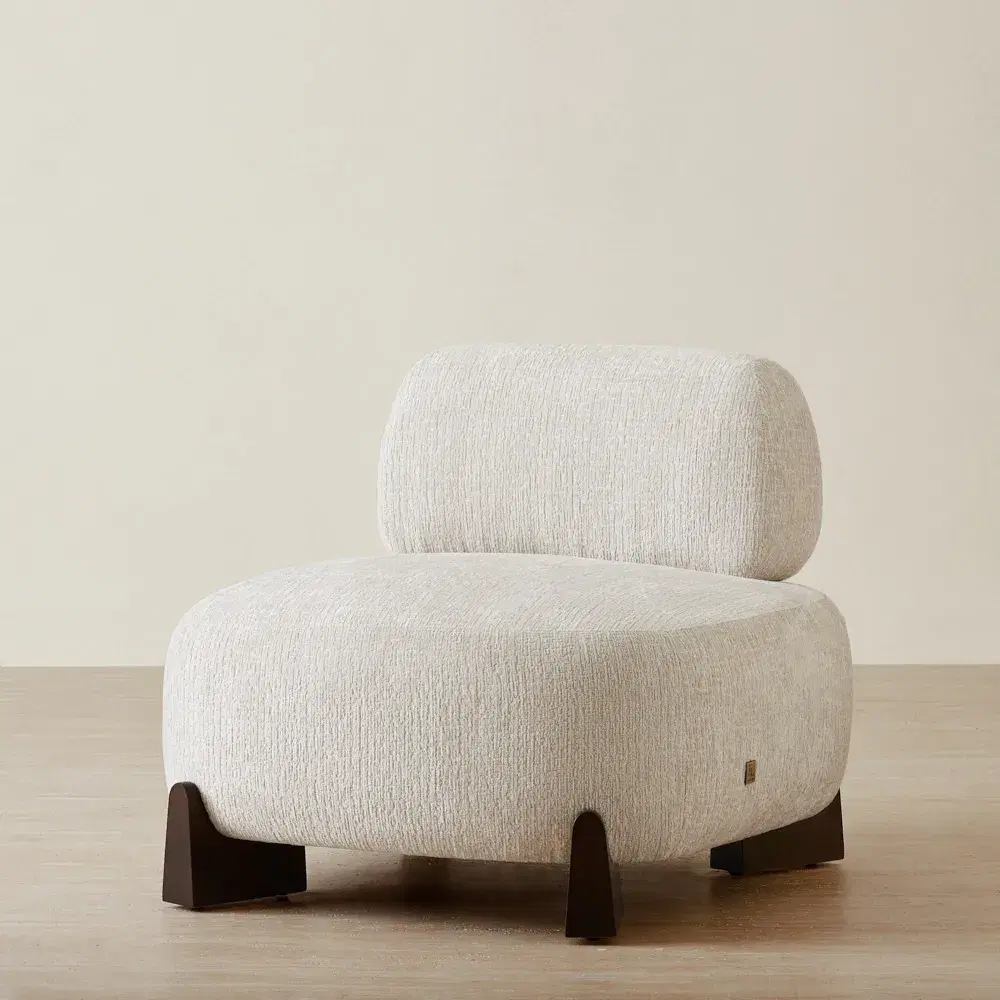 Karina Fusion Grey Fabric Occasional Chair