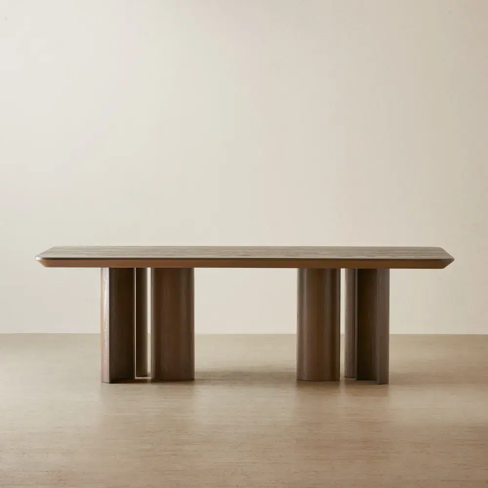 Napa Caramel Oak Dining Table - 240x120cm