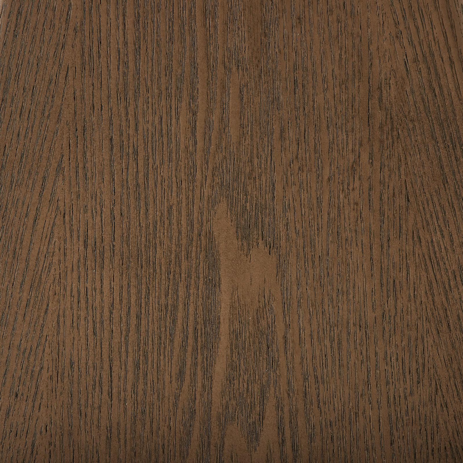 Dunstan Calacatta Viola Sintered Stone Side Table - Medium Brown Wooden Legs