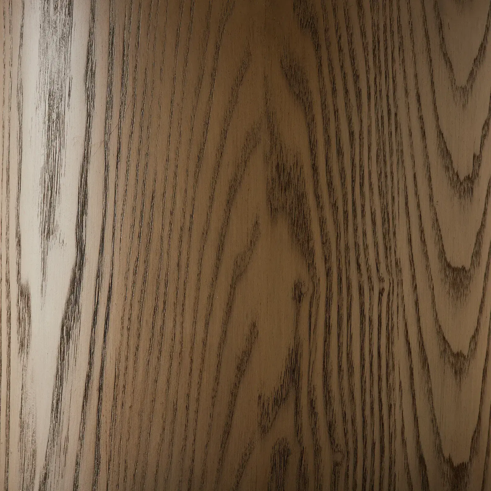 Terzetto Pandora Brown Sintered Stone Round Coffee Table High - Medium Brown Wooden Legs